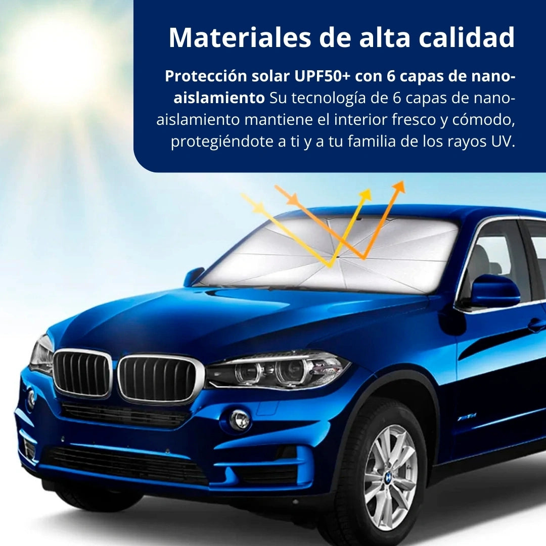 Sombrilla Para Auto Con Estuche Upf50